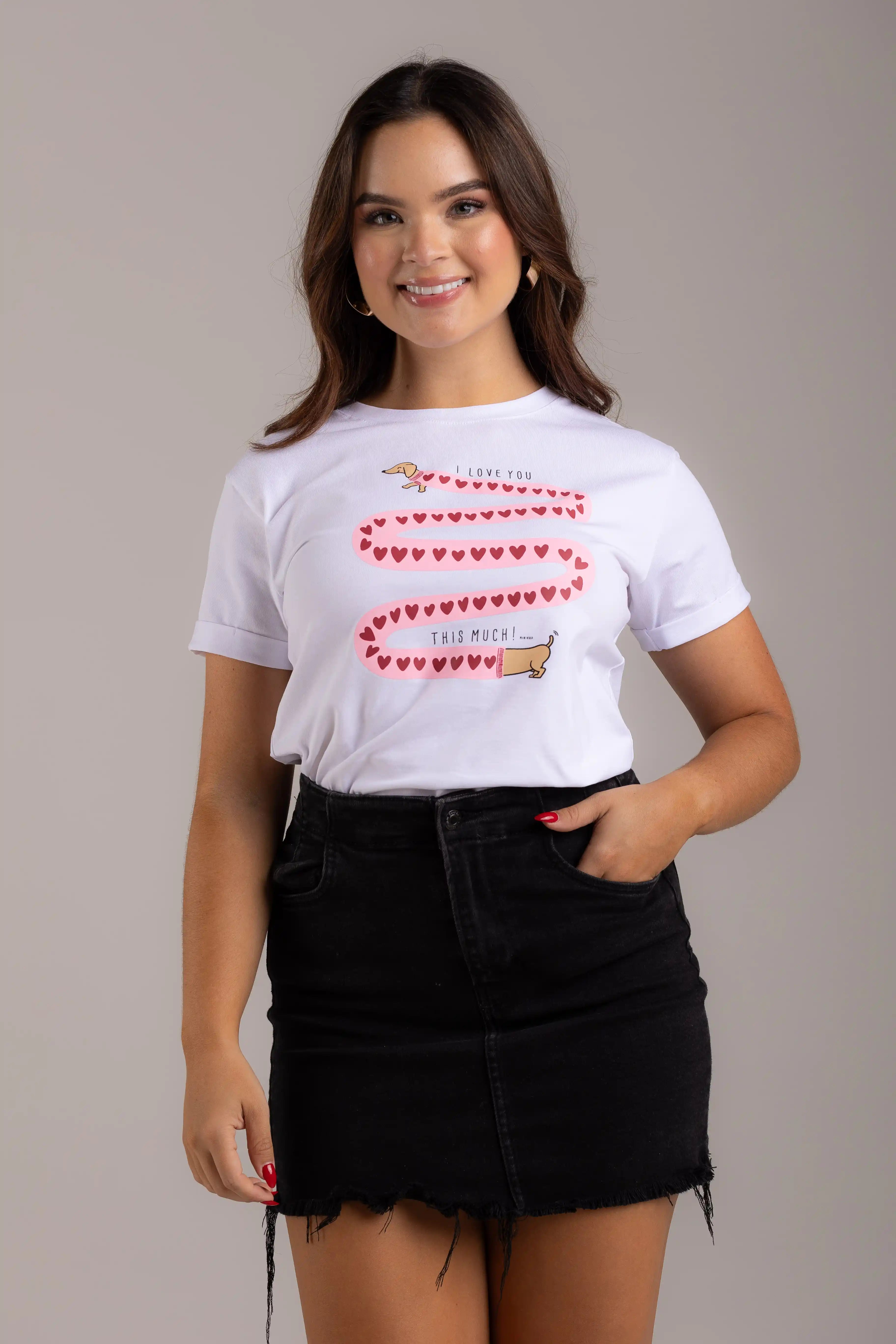 CAMISETA I LOVE YOU