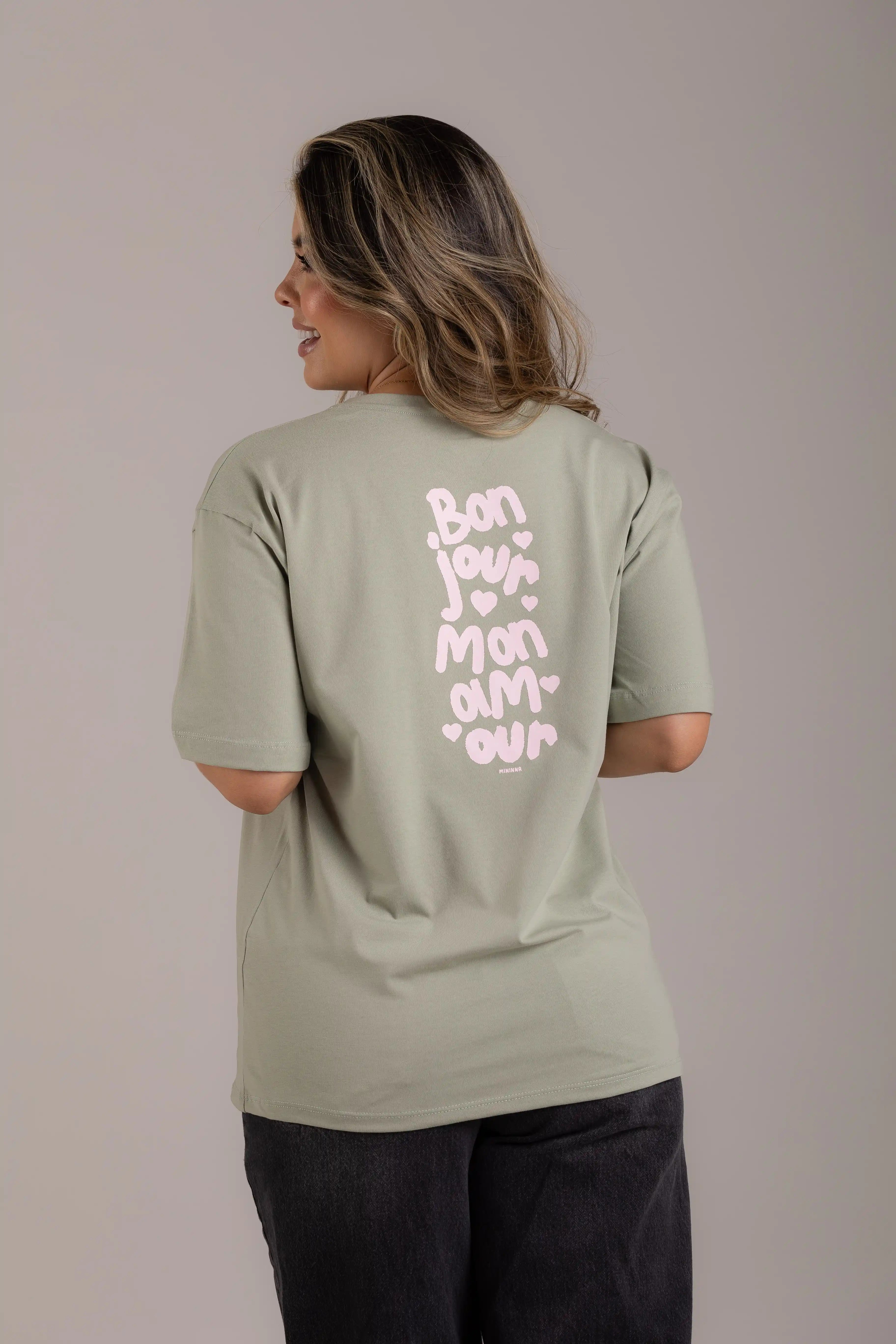 OVERSIZED BON JOUR MON AMOUR