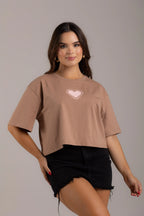 OVERSIZED CORTA LOVE - AMOR
