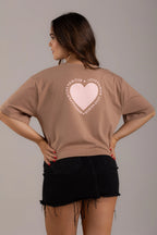 OVERSIZED CORTA LOVE - AMOR