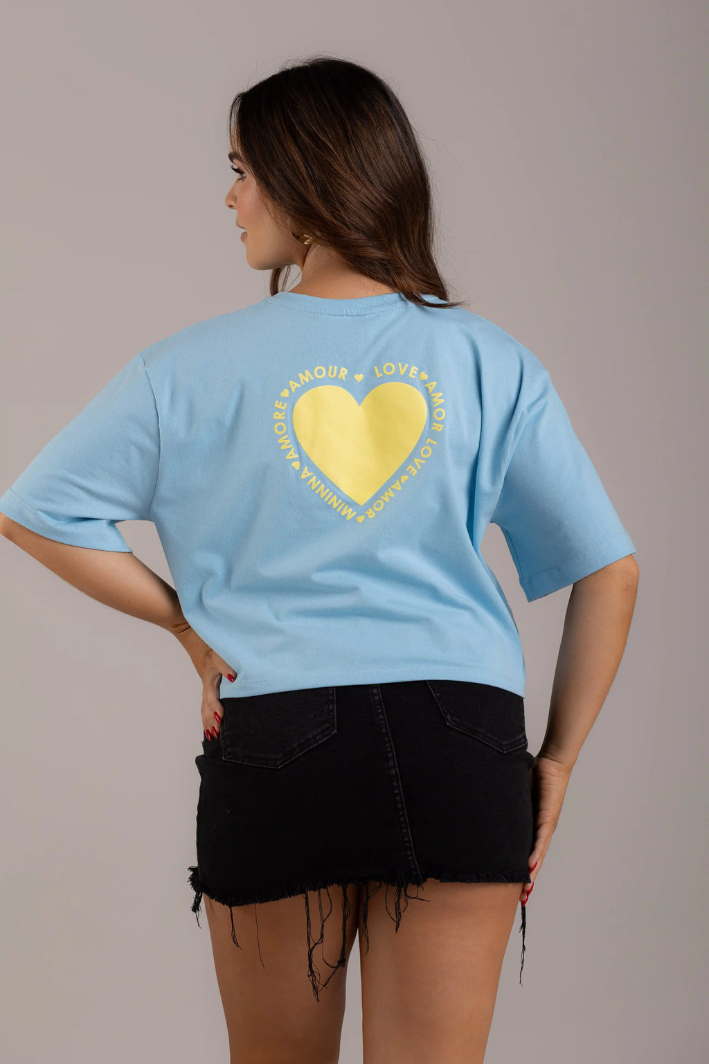 OVERSIZED CORTA LOVE - AMOR