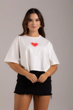 OVERSIZED CORTA LOVE - AMOR