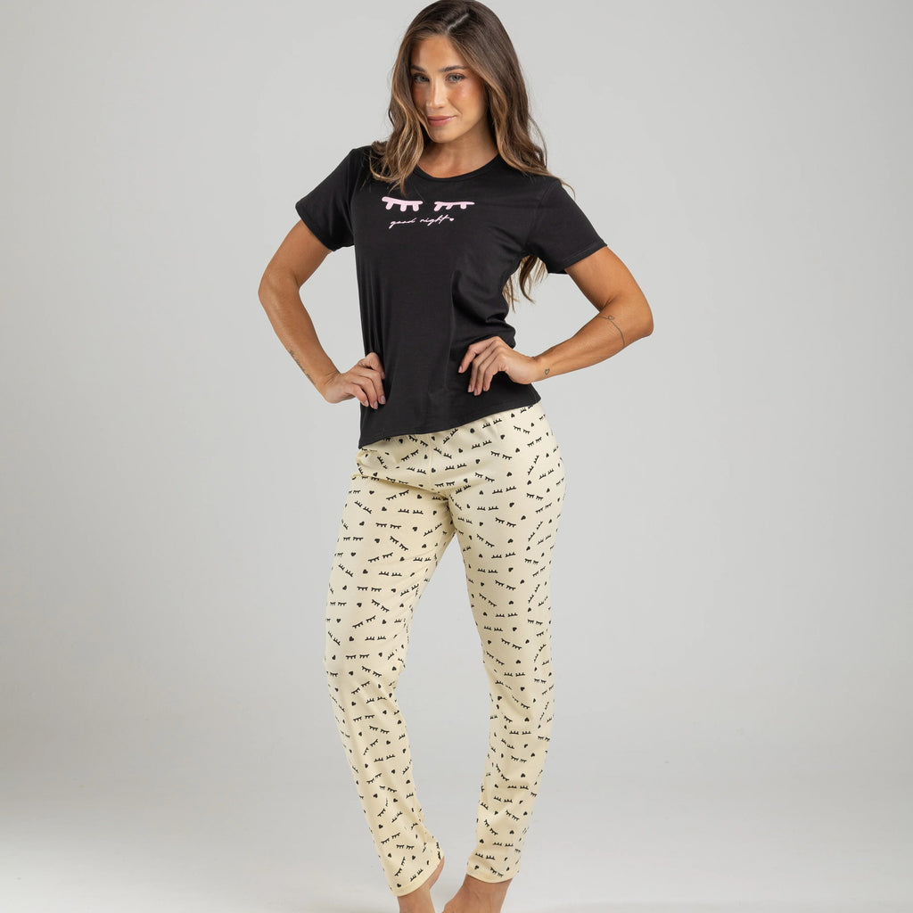 PIJAMA PESTAÑAS