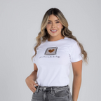 CAMISETA CORAZÓN EN CUADRO