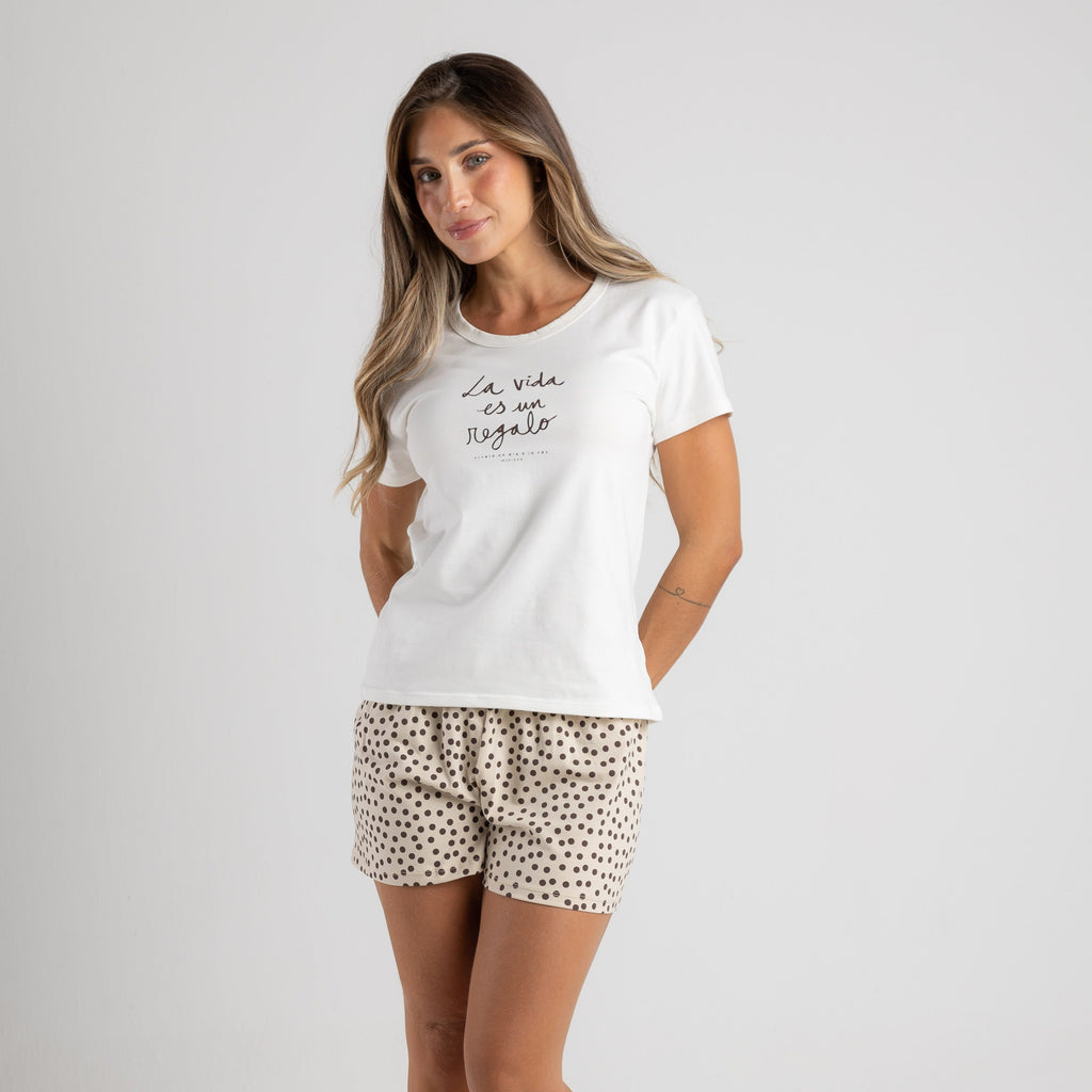 PIJAMA LA VIDA ES UN REGALO