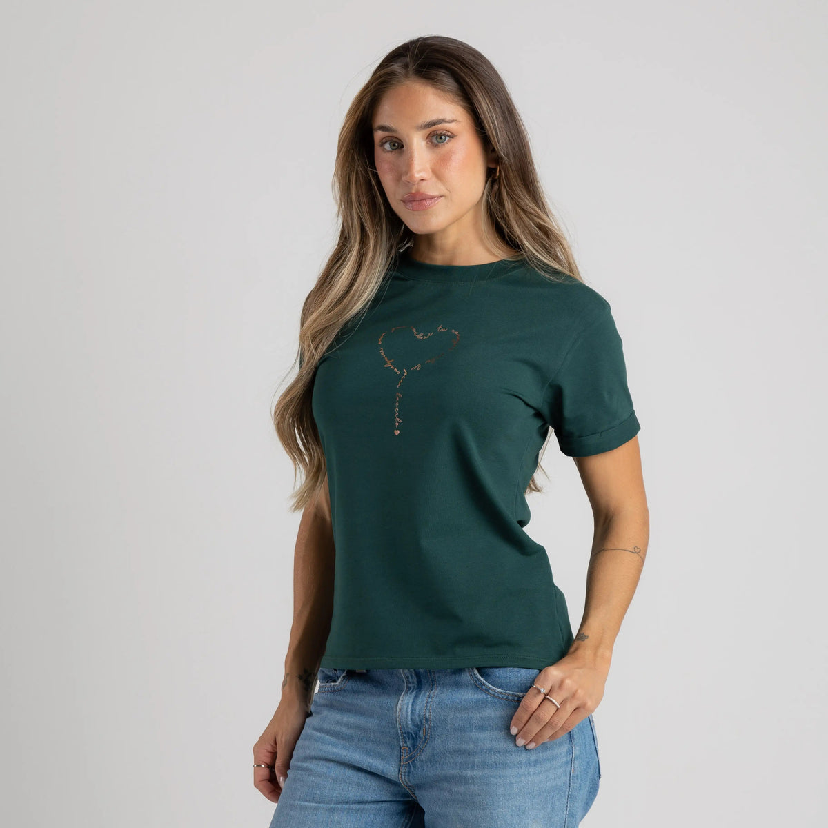 CAMISETA CORAZÓN FOIL