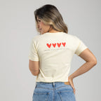 CAMISETA HOPE CORAZONES