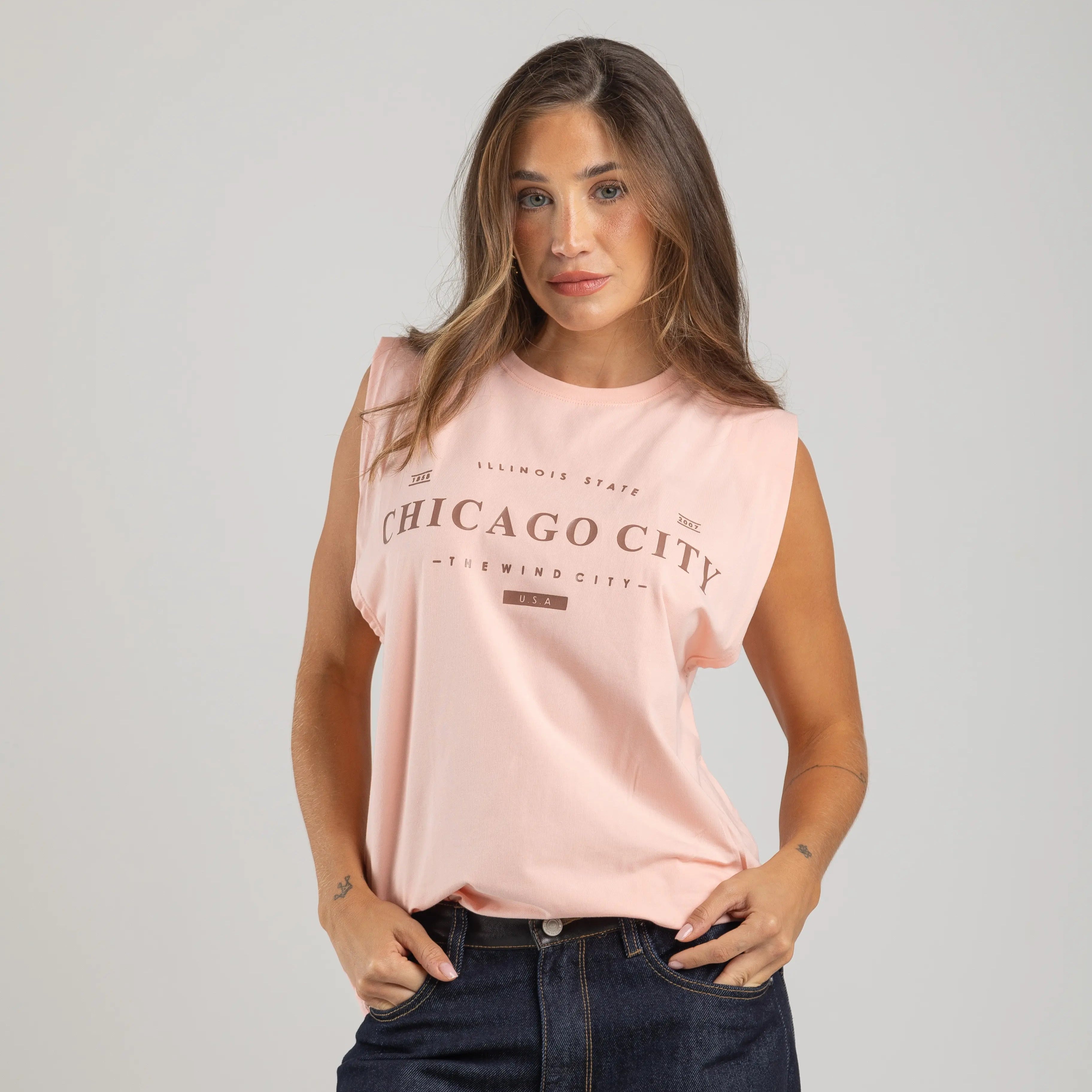 CAMISILLA OVERSIZED CHICAGO