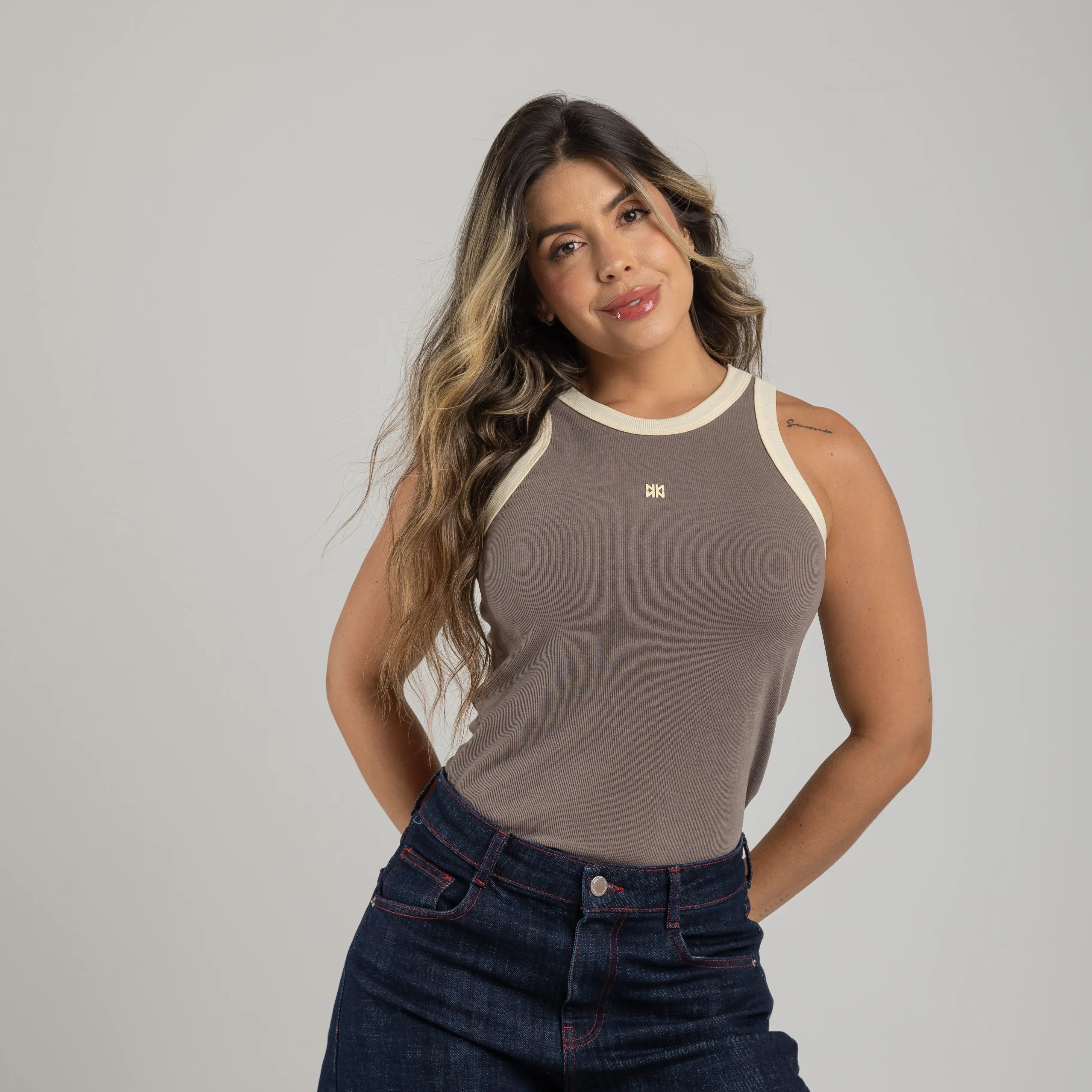 CAMISILLA EN RIB NN COMBINADA