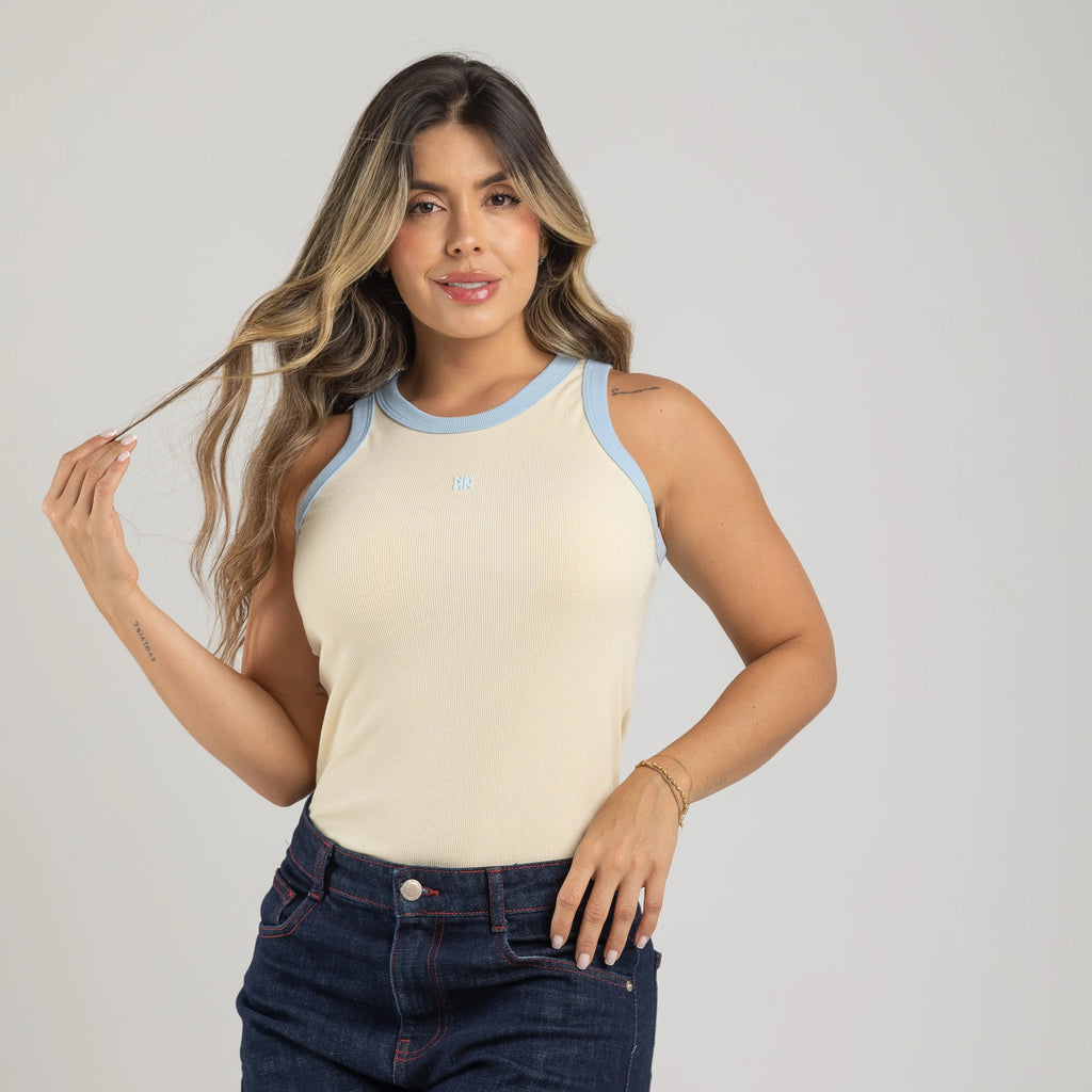 CAMISILLA EN RIB NN COMBINADA