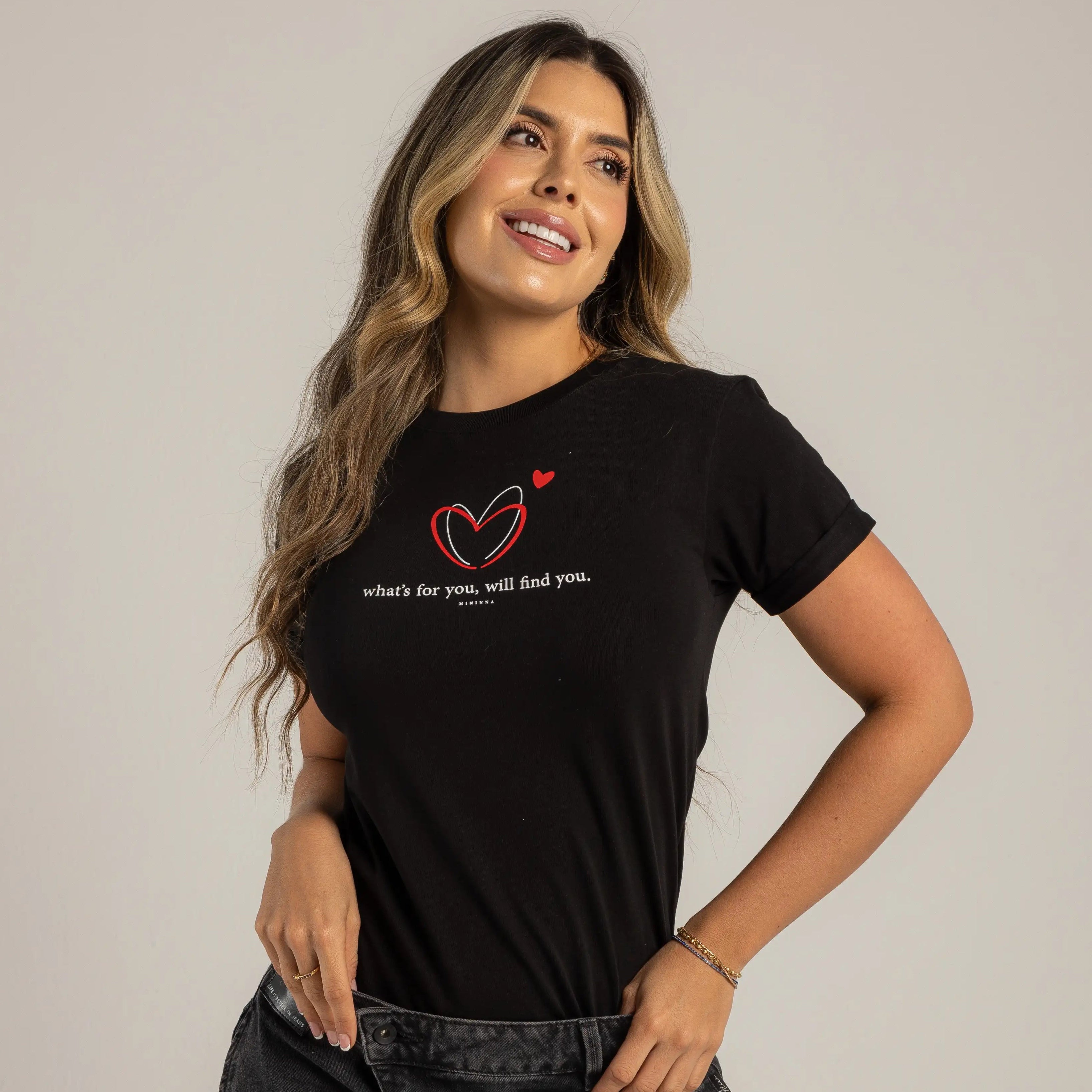 CAMISETA DOBLE CORAZÓN