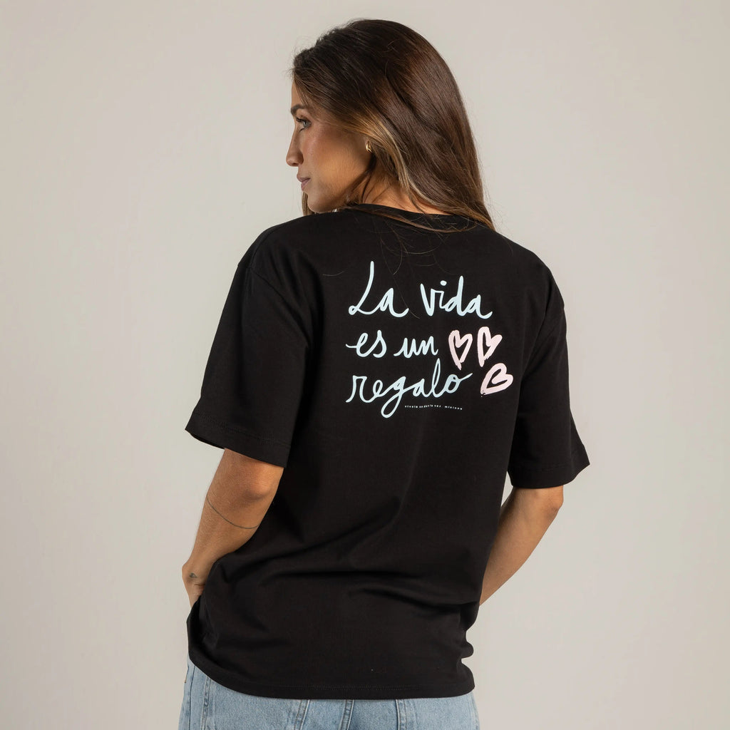OVERSIZED LA VIDA ES UN REGALO