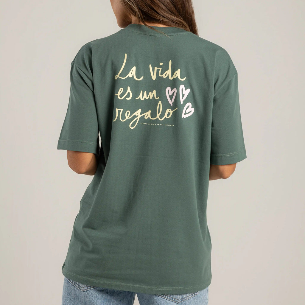 OVERSIZED LA VIDA ES UN REGALO