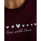 OVERSIZED BORDADA LIVE WITH LOVE