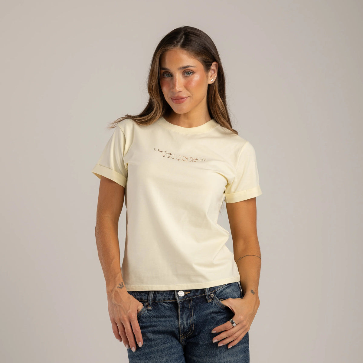 CAMISETA CORAZÓN COLGADO