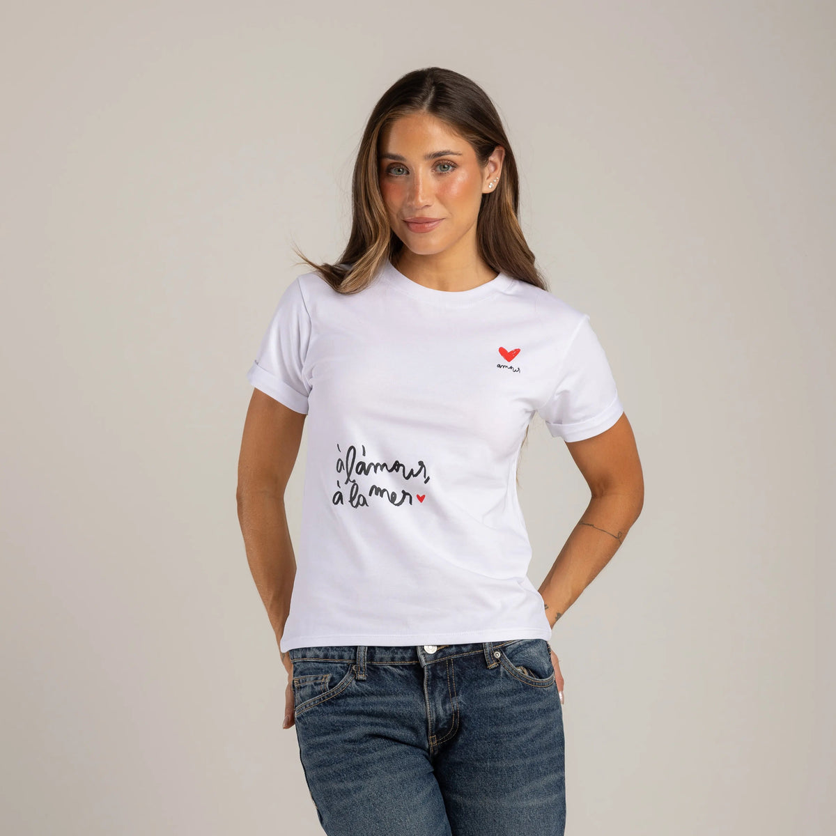 CAMISETA L´AMOUR Á LA MER