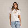 CAMISETA CORAZÓN RAYAS