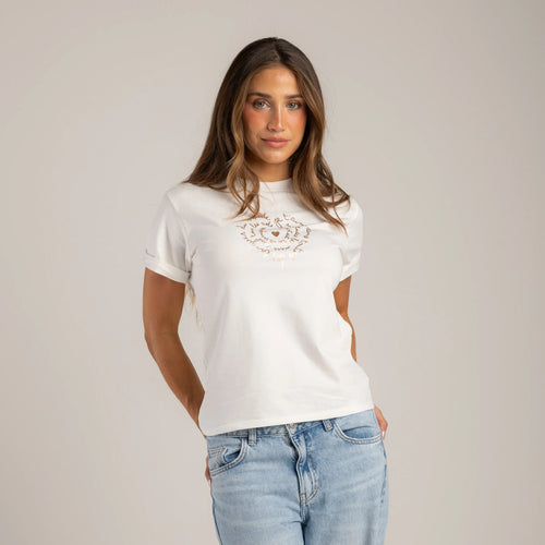 CAMISETA CORAZÓN REMOLINO