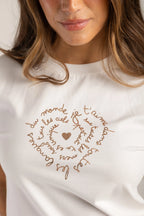 CAMISETA CORAZÓN REMOLINO
