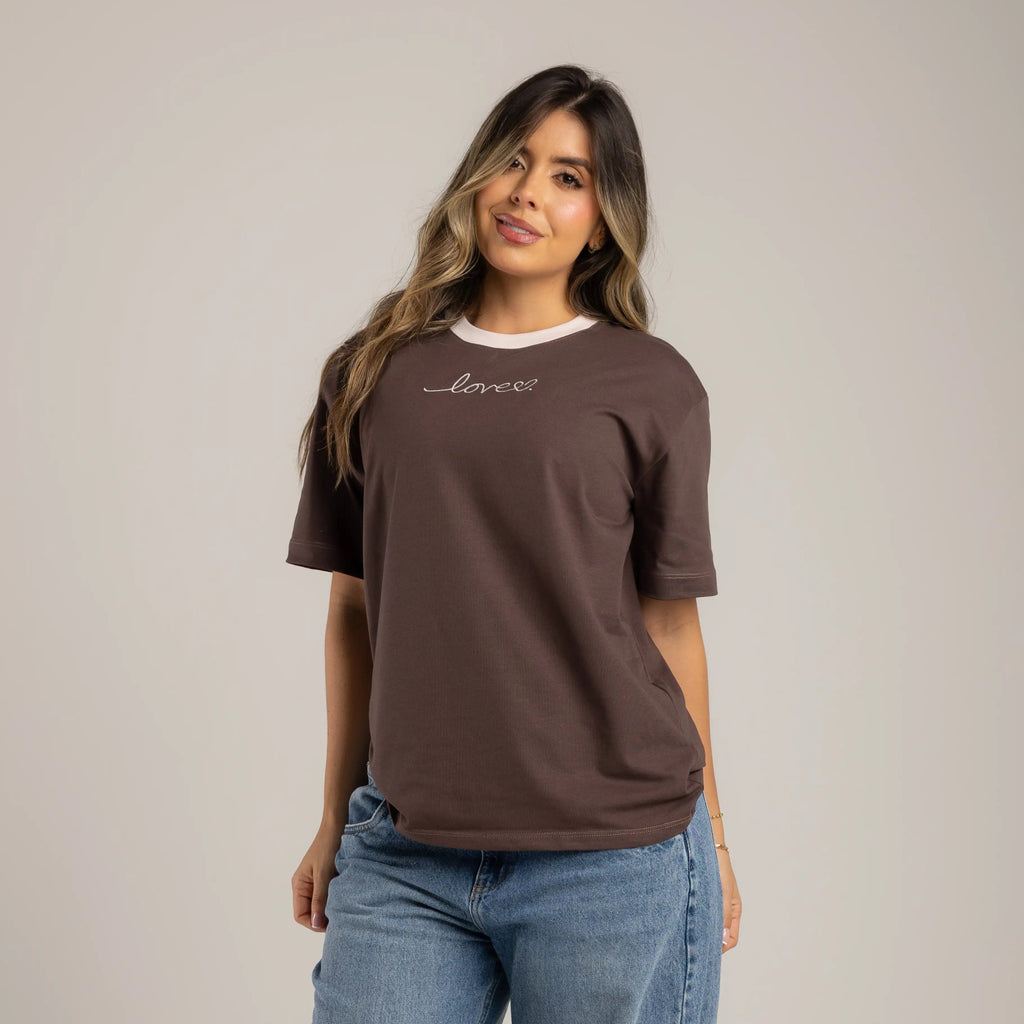 OVERSIZED LOVE BORDADA