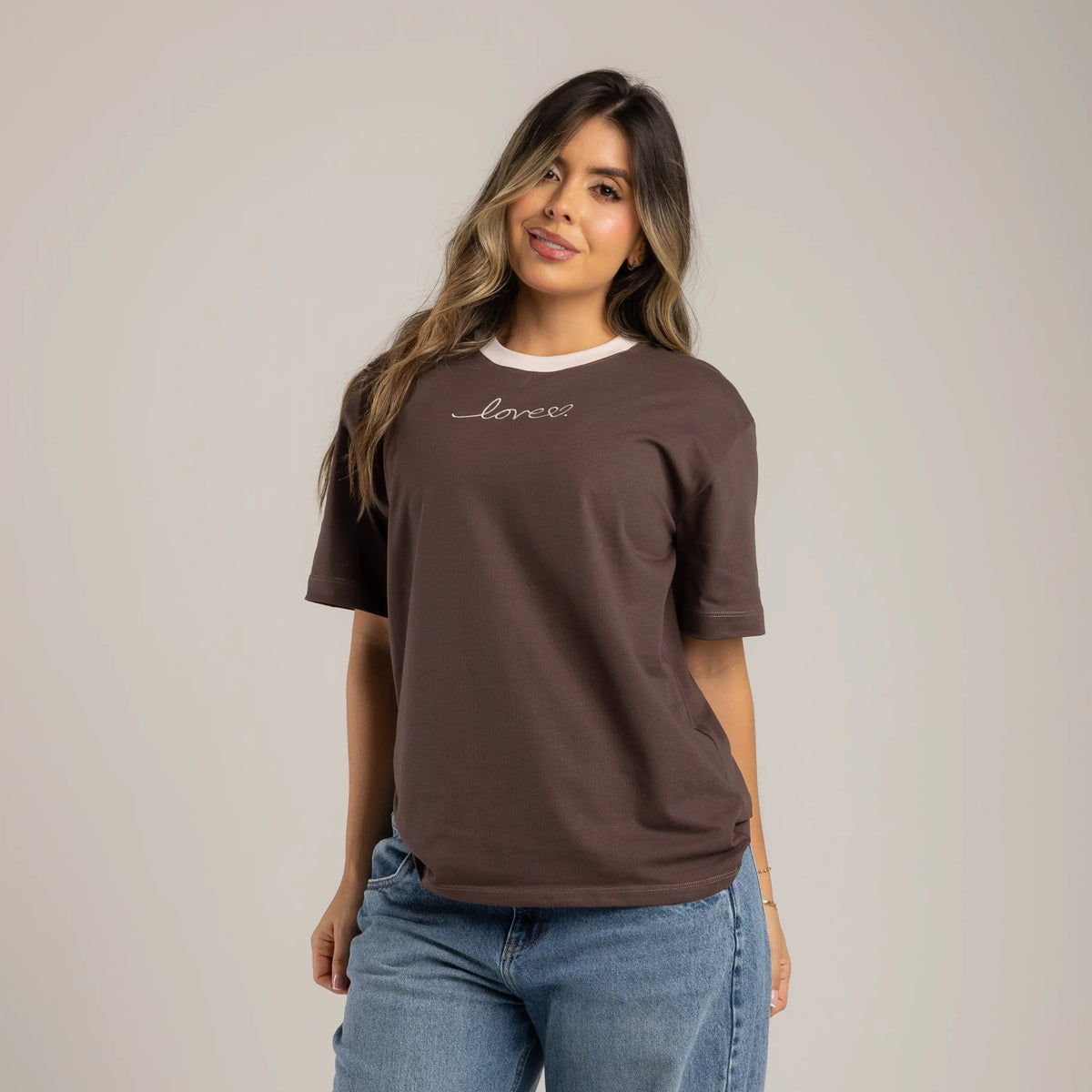OVERSIZED LOVE BORDADA