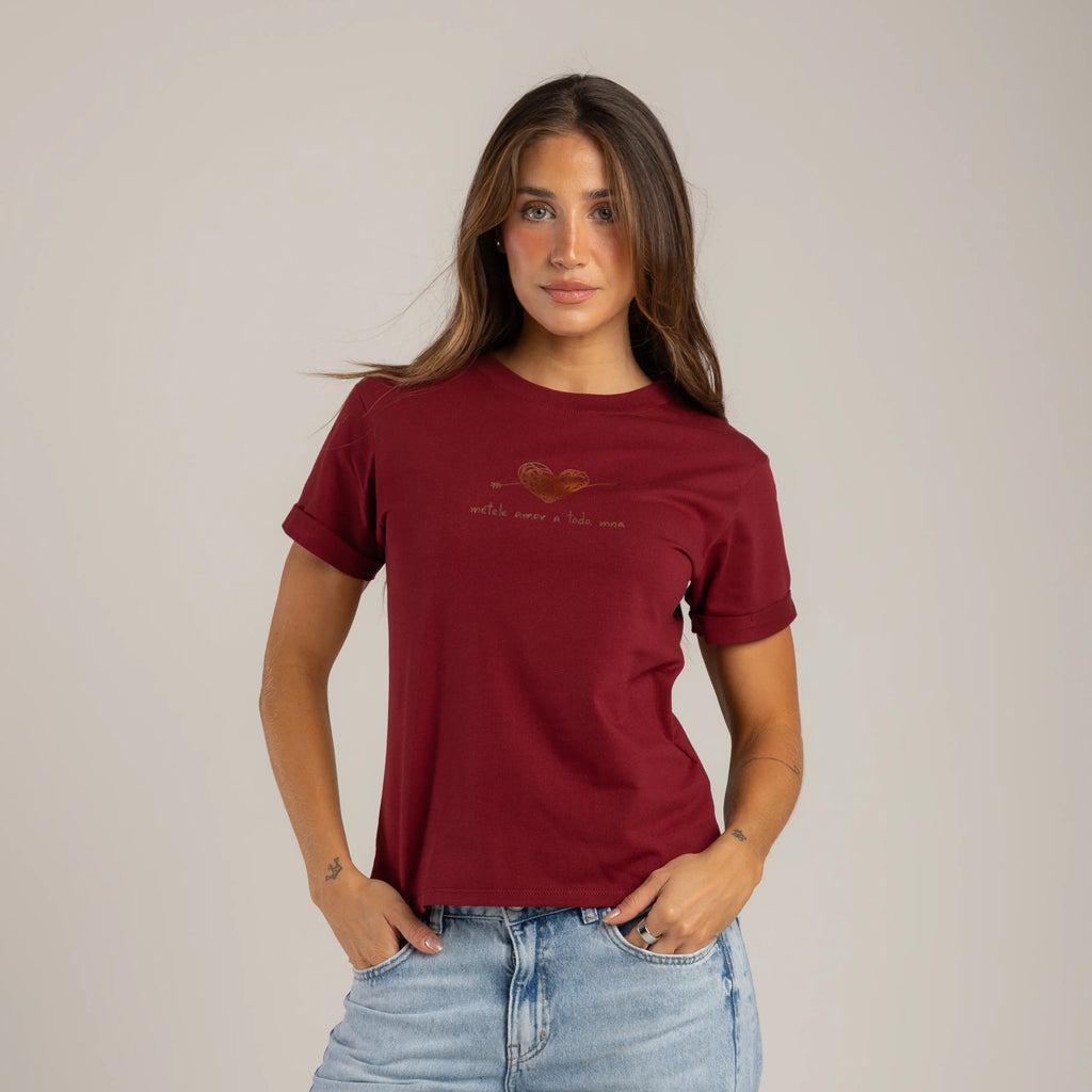 CAMISETA MÉTELE AMOR A TODO