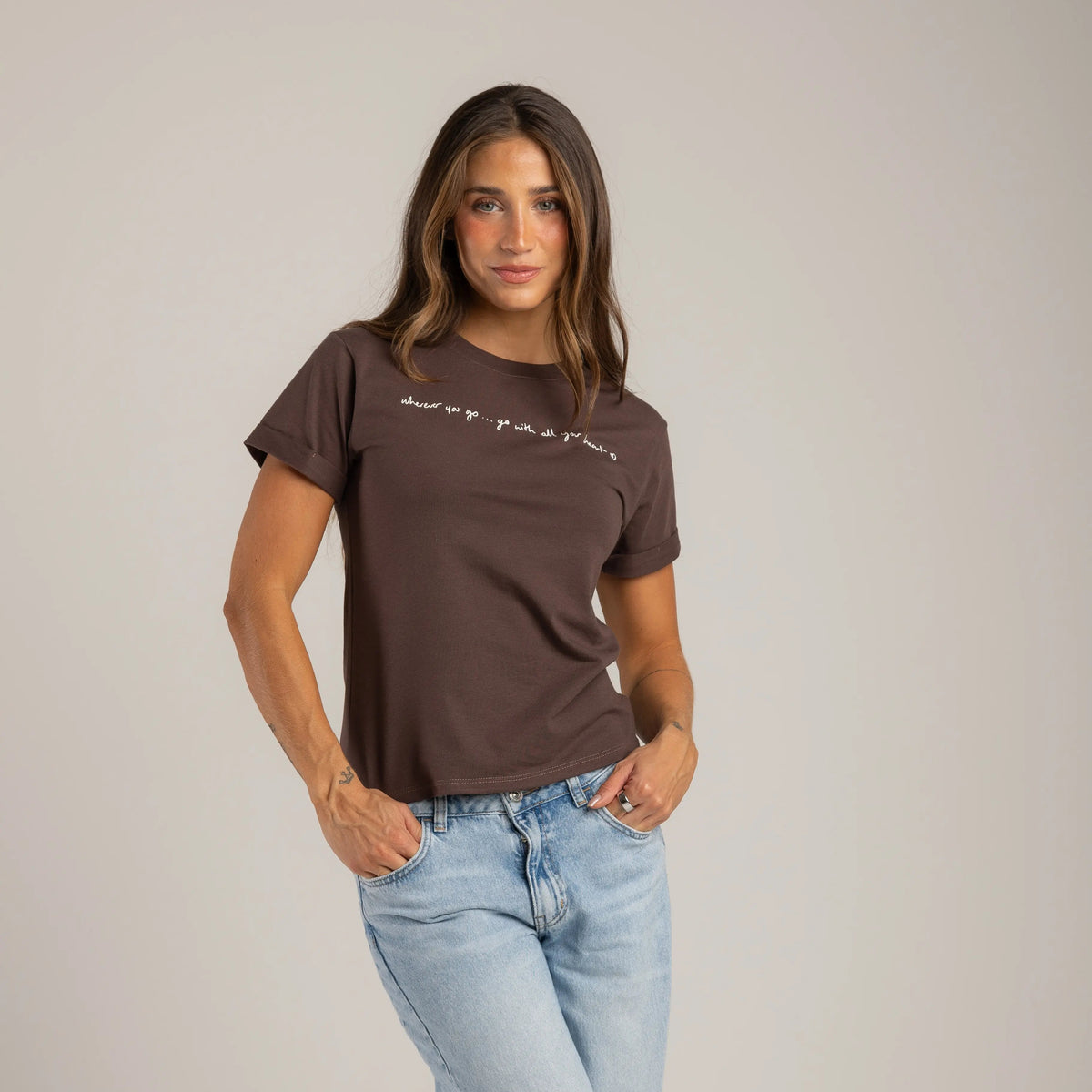 CAMISETA WHEREVER YOU GO