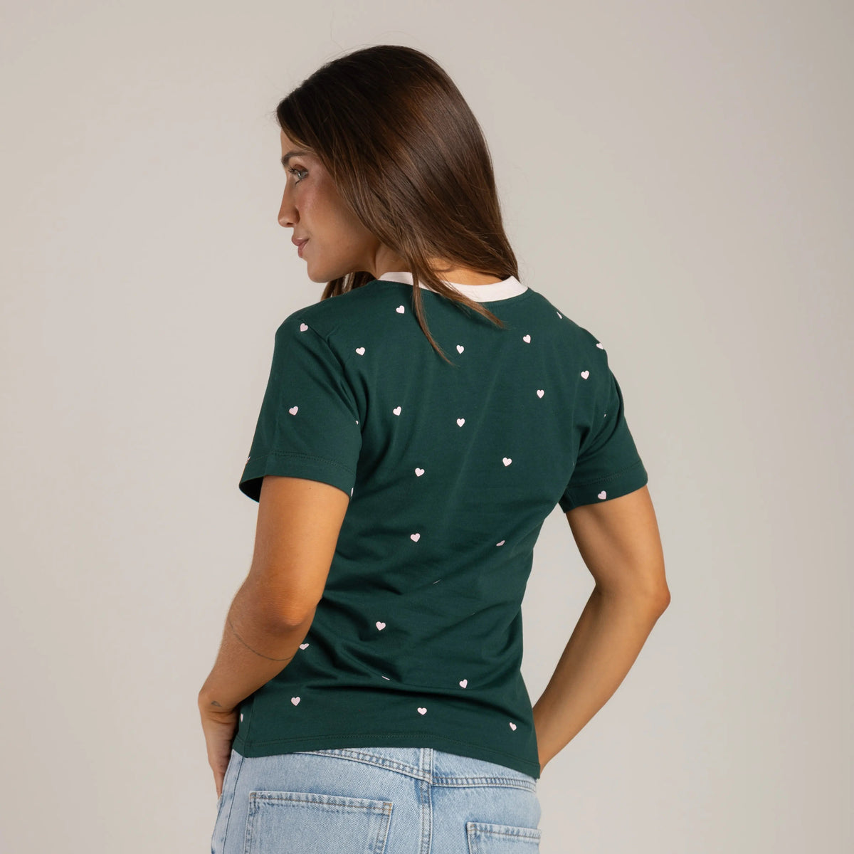 CAMISETA FONDEO CORAZONES