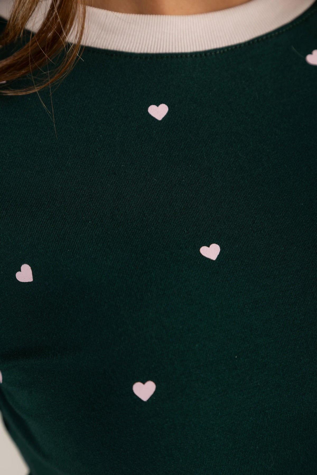 CAMISETA FONDEO CORAZONES