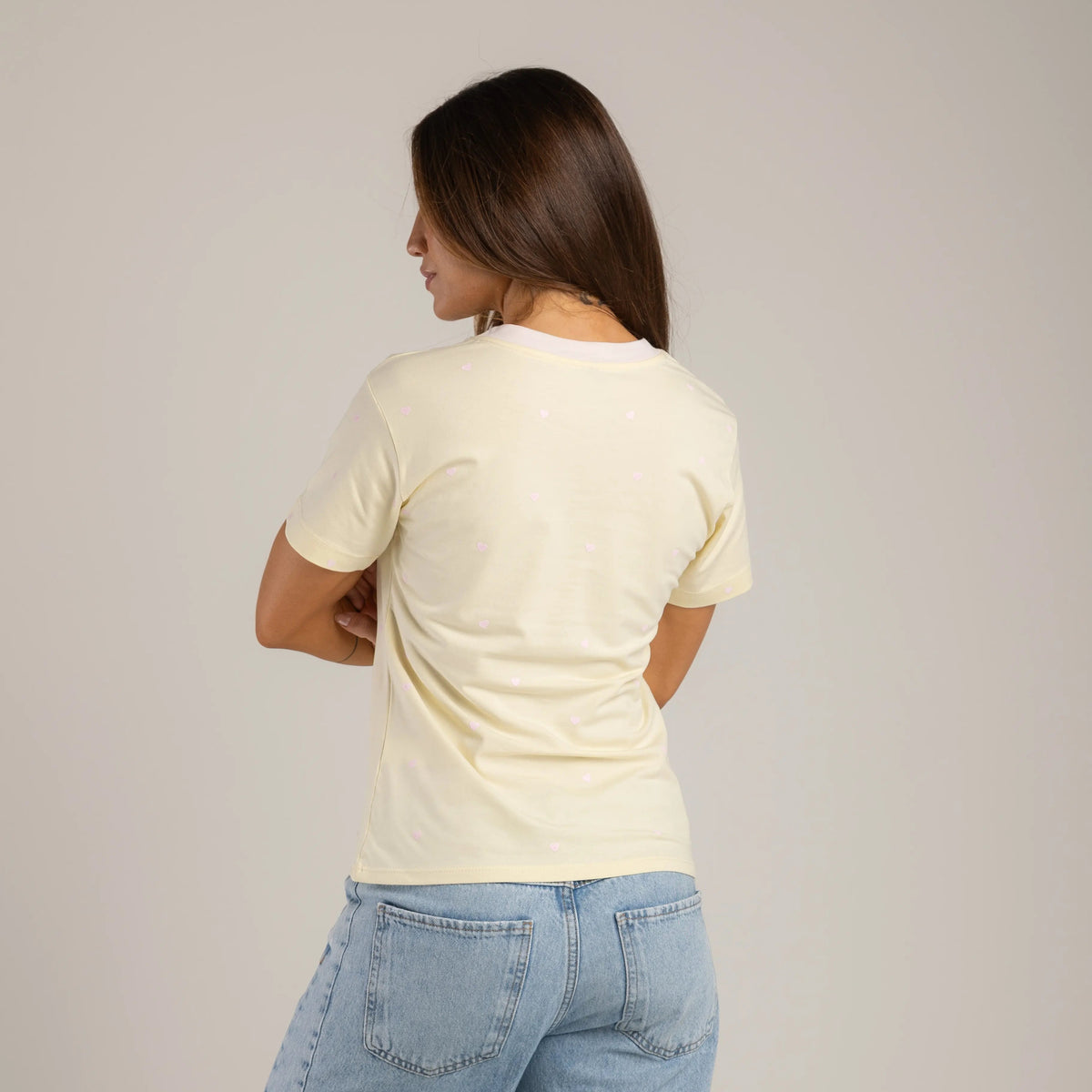 CAMISETA FONDEO CORAZONES