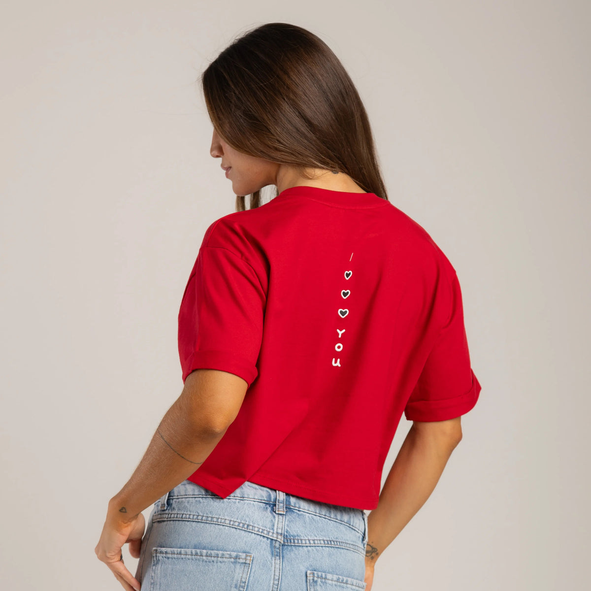 OVERSIZED CORTA I LOVE YOU