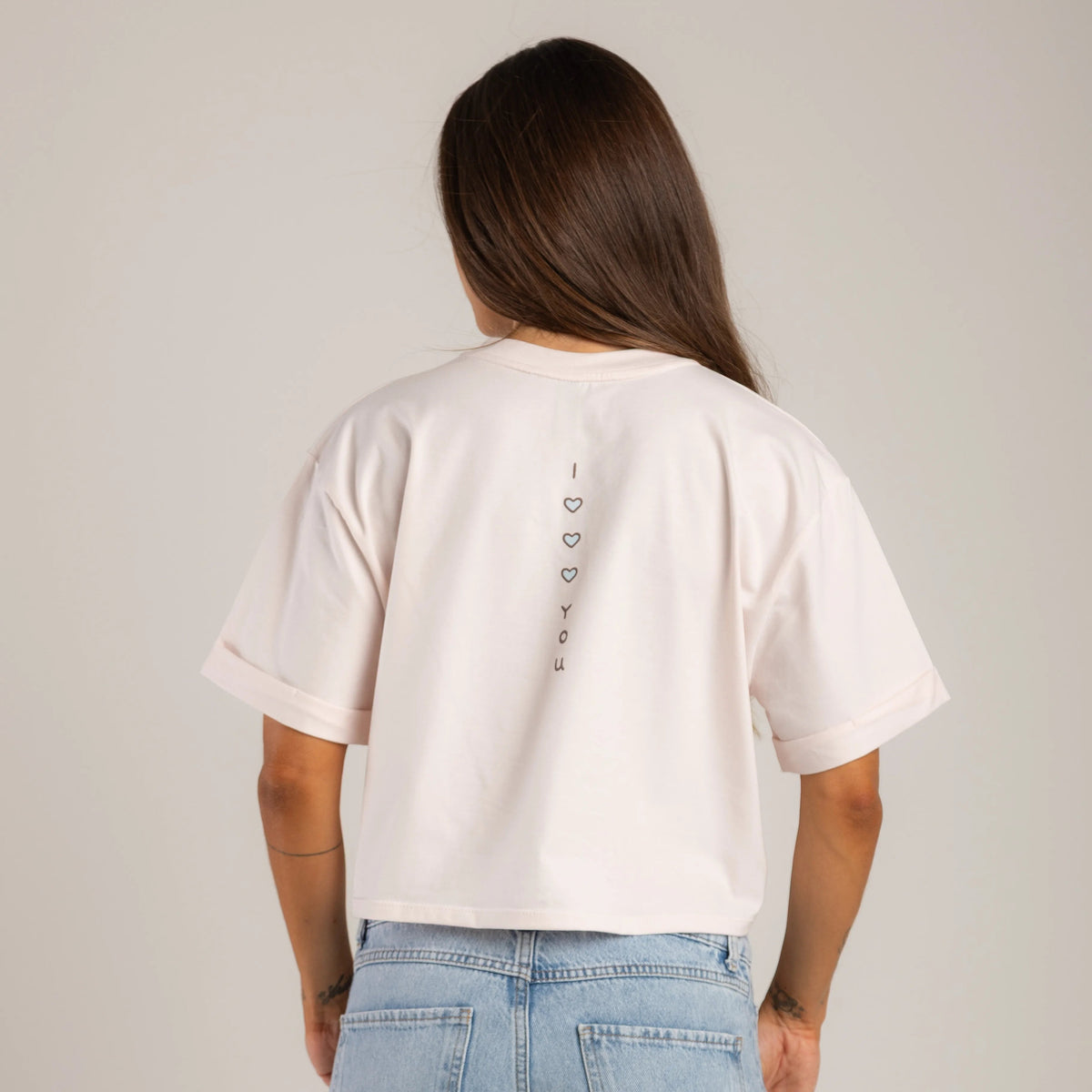 OVERSIZED CORTA I LOVE YOU