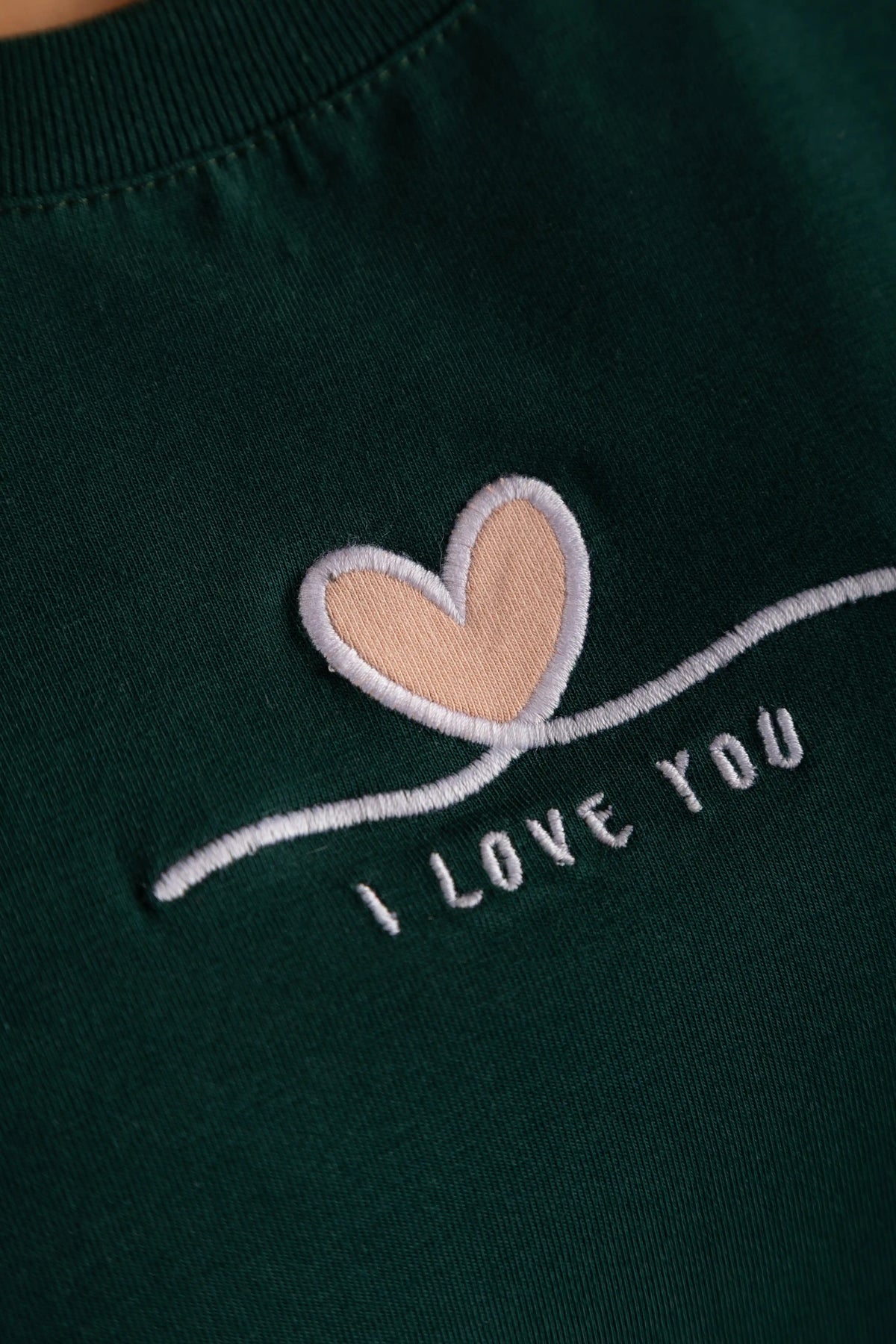 OVERSIZED I LOVE YOU BORDADA