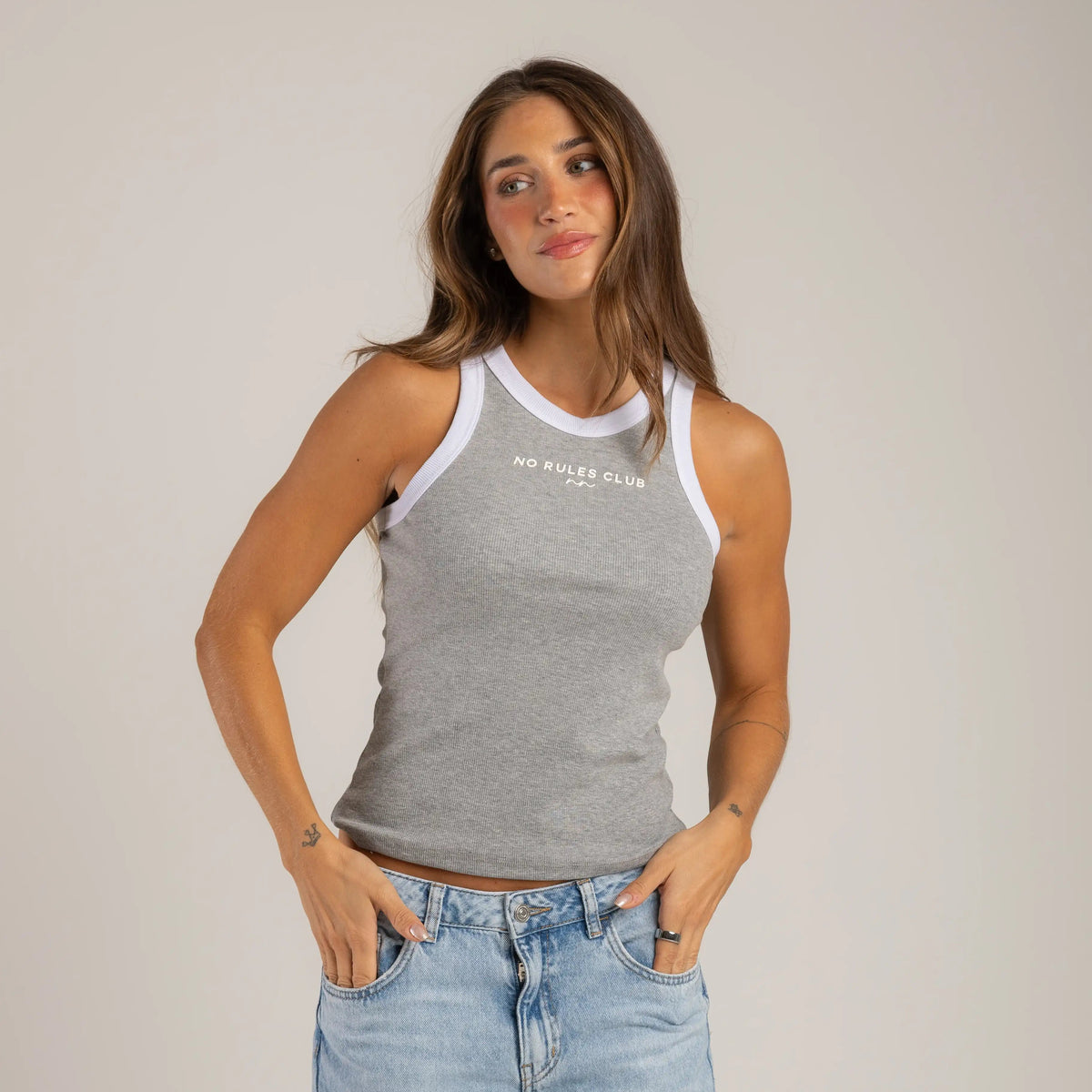 CAMISILLA EN RIB COMBINADA NO RULES