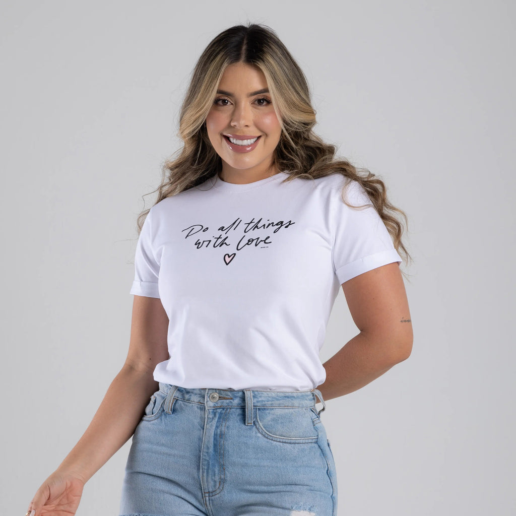 CAMISETA THINGS WITH LOVE