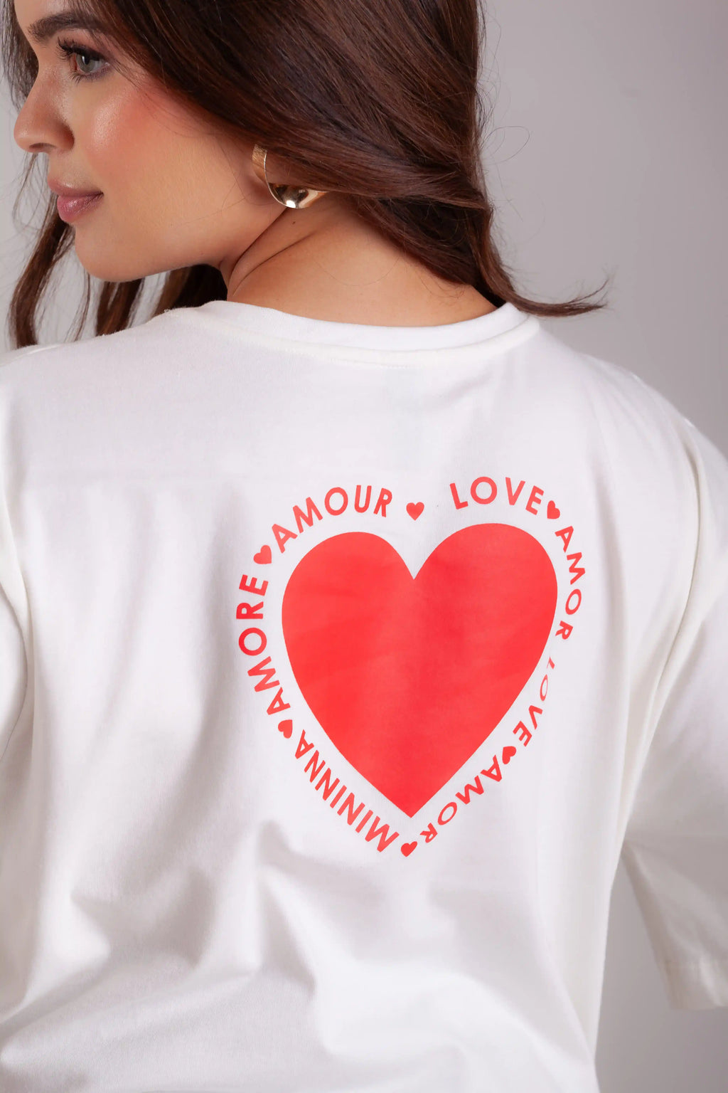 OVERSIZED CORTA LOVE - AMOR